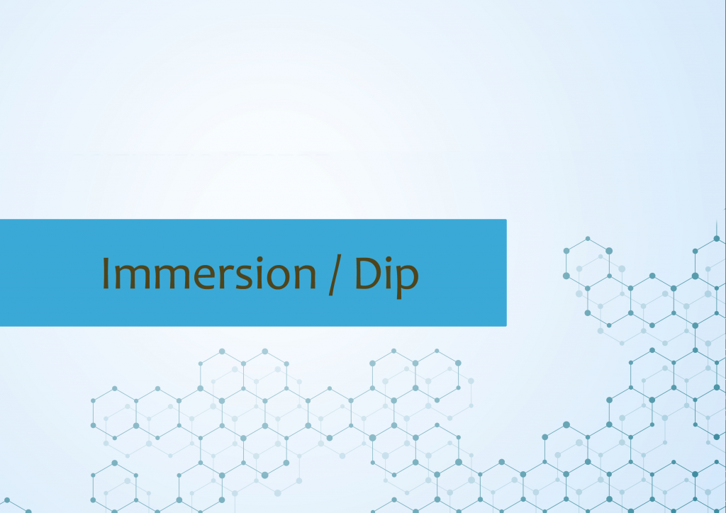 Immersion/Dip Applications Chemical Methods